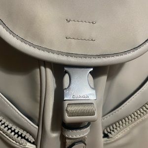 Calvin Klein womens beige back pack
